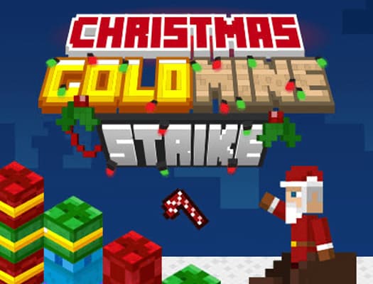 free online games - Gold Mine Strike Christmas