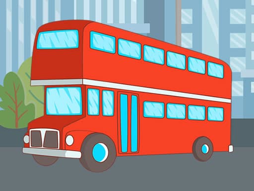 free online games - Bus Jigsaw