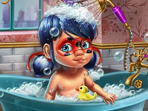 free online games - Ladybug Baby Shower Care
