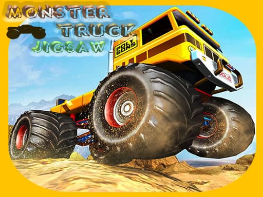 free online games - Monster Trucks Jigsaw