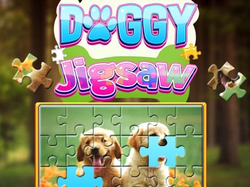 free online games - Doggy Jigsaw