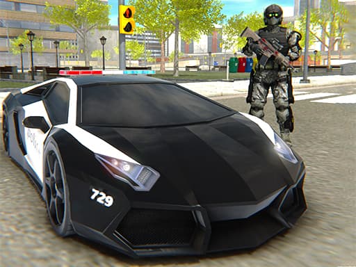free online games - Police cop driver simulator