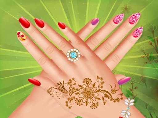 free online games - Spring NailArt