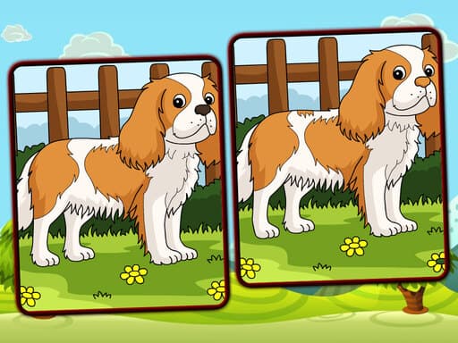 free online games - Dogs Spot The Differences