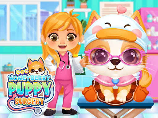 free online games - Doc HoneyBerry Puppy Surgery