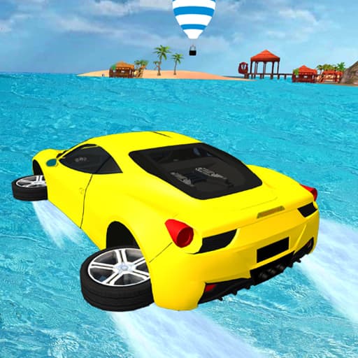 free online games - Water surfing Car Game