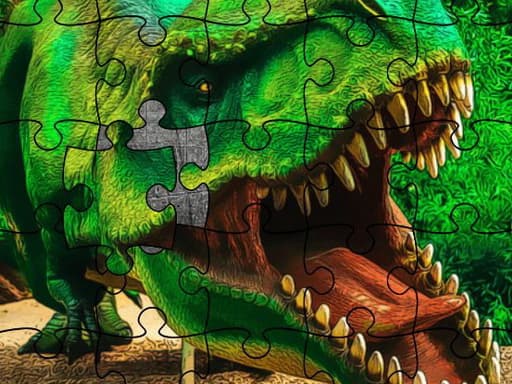 free online games - Dino Park Jigsaw