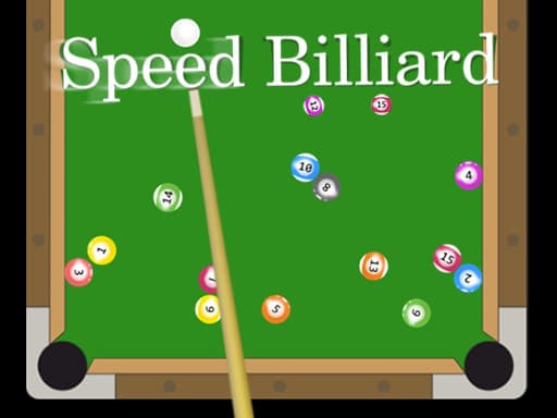 free online games - Speed Billiard