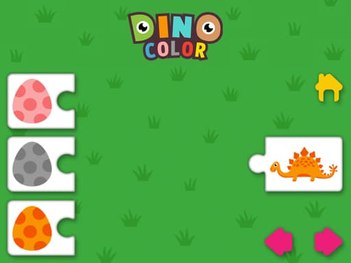 free online games - Dino Color