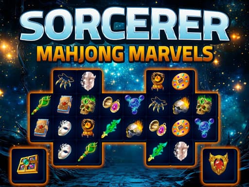 free online games - Sorcerer Mahjong Marvels