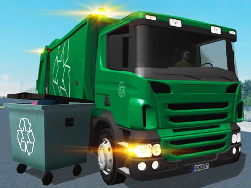 free online games - Trash Truck Simulator