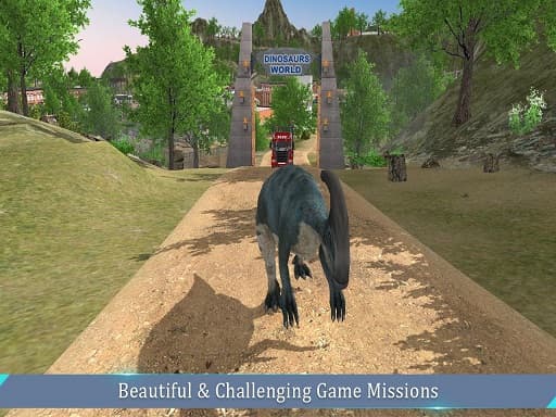 free online games - Jungle Dino Truck Transporter 2020
