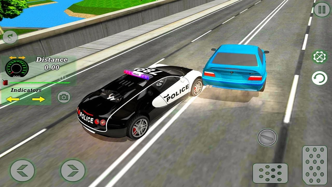free online games - Mad Cop Police Car Race Police Car vs Gangster Escape