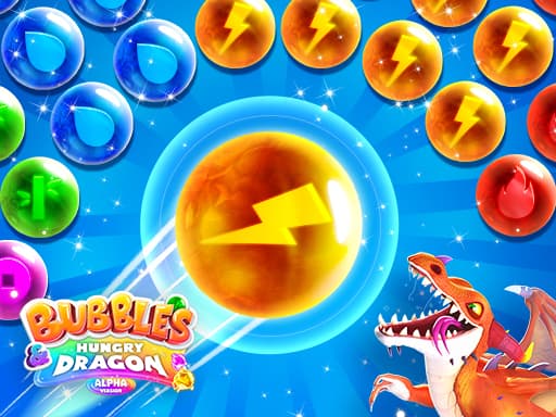 free online games - Bubbles  Hungry Dragon
