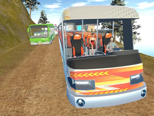free online racing games - Hill Station Bus Simulator