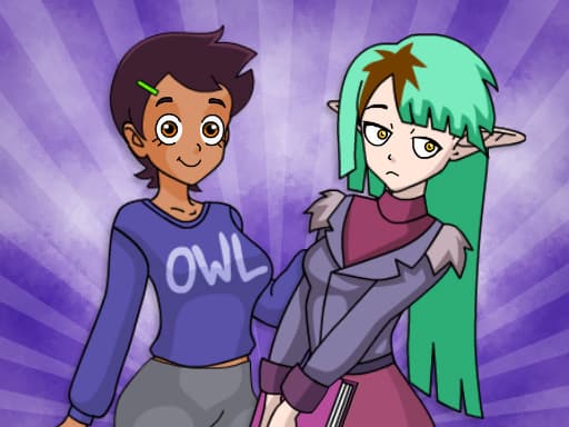 free online games - Owl Witch BFF Dress Up