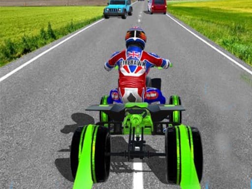 free online games - ATV Quad Bike Traffic Racer
