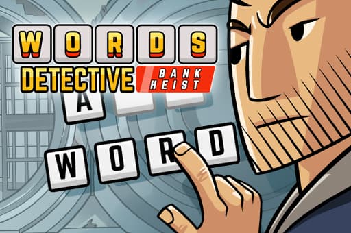free online games - Words Detective Bank Heist