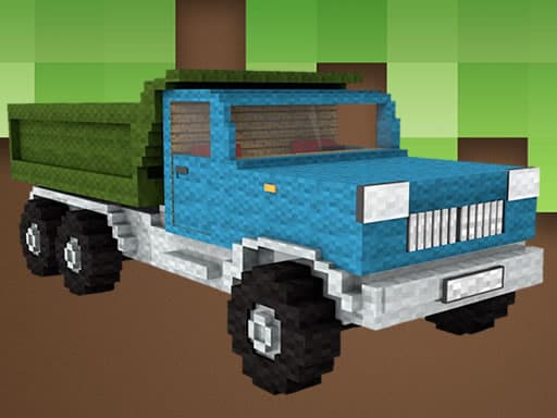 free online games - Blockcraft Truck Jigsaw