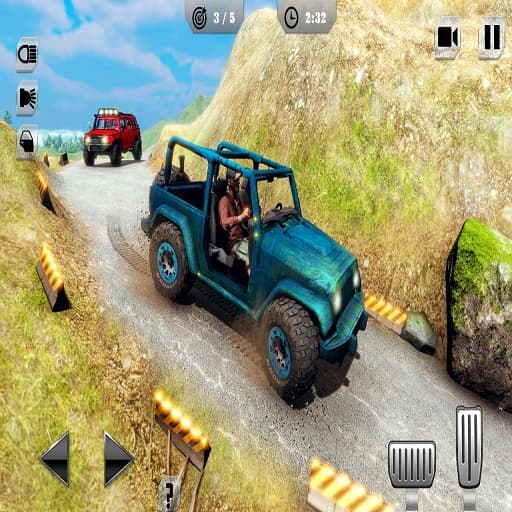 free online games - Mountain Climb Passenger Jeep Simulator Game