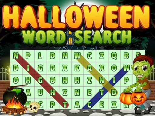 free online games - Halloween Words Search