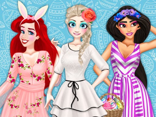 free online games - Princesses Easter Surprise