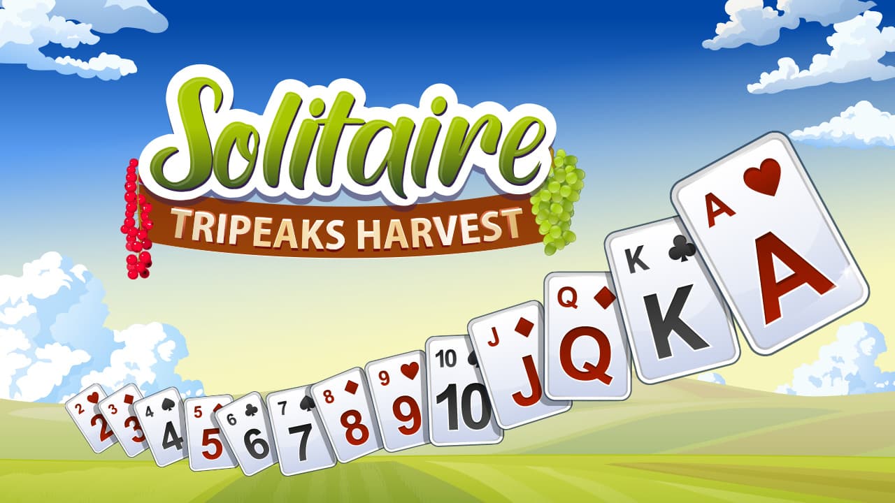 free online games - Solitaire TriPeaks Harvest