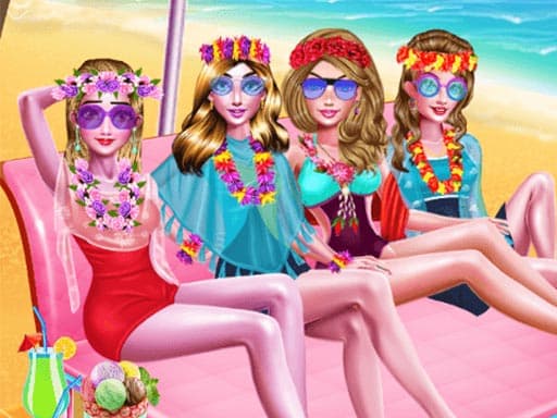 free online games - Summer beach spa day