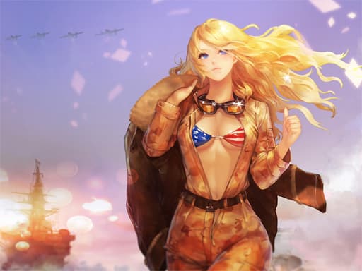 free online games - Girl Soldiers Puzzle