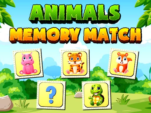 free online games - Animals Memory Match