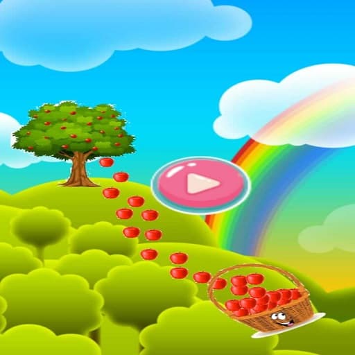 free online games - Apples Collect Game 2D