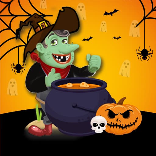 free online games - Witch WordHalloween Puzzel Game