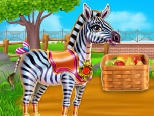 free online games - Zebra Caring