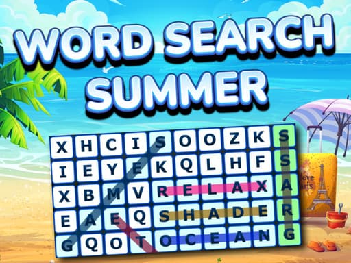 free online games - Word Search Summer