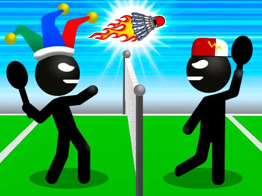 free online games - Stickman Sports Badminton