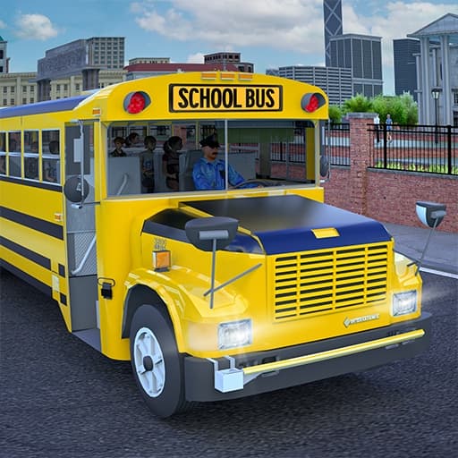 free online games - School Bus Game Driving Sim
