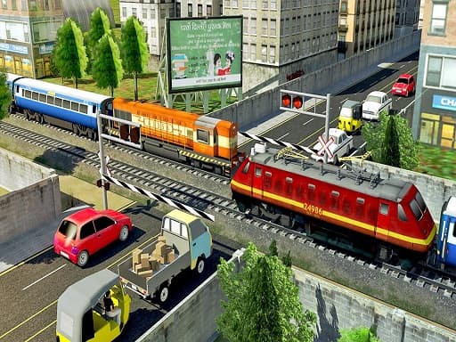 free online games - Modern Train Driving Simulator City Train Games
