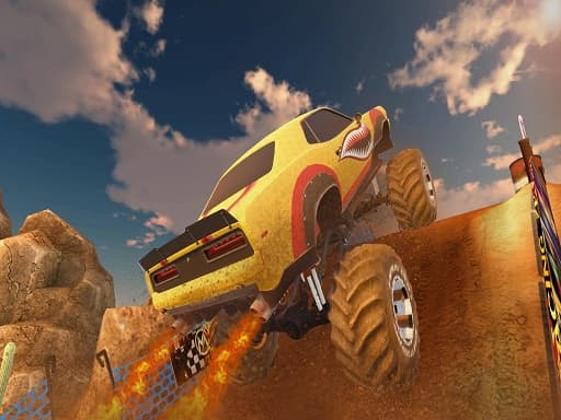 free online games - Ultimate MMX Heavy Monster Truck  Police Chase Racing