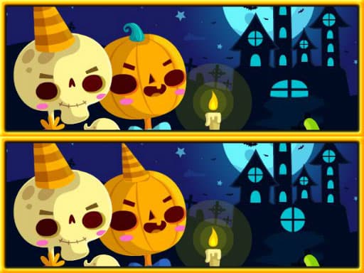 free online games - Find Differences Halloween