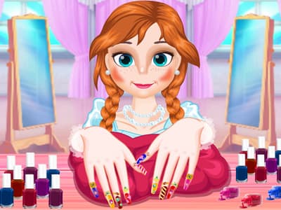 free online games - Princess Annie Nails Salon