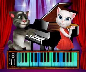 free online games - Talking Tom Piano Time