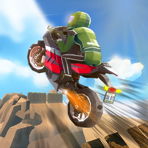 free online games - Cartoon Moto Stunt