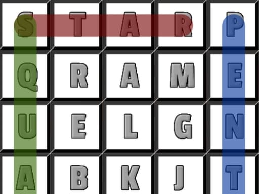 free online games - Word Search Shapes