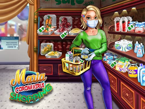 free online games - Maria Coronavirus Shopping