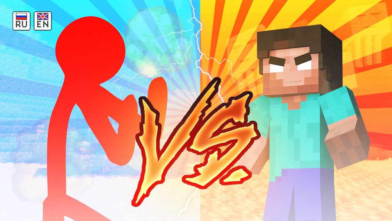 free online games - Red Stickman vs Monster School