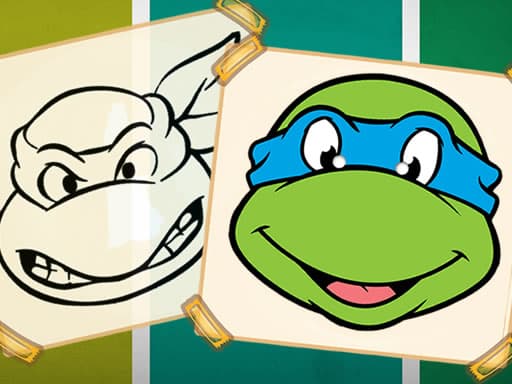 free online games - Ninja Turtles Coloring Book