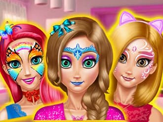 free online games - Princess Room Face Painting