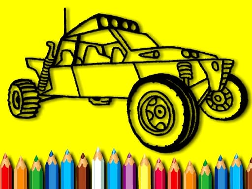 free online games - BTS Rally Car Coloring Book