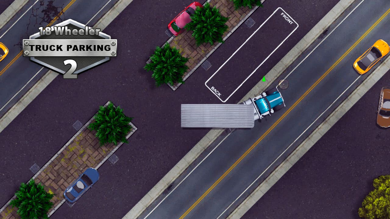 free online games - 18 Wheeler Truck Parking 2