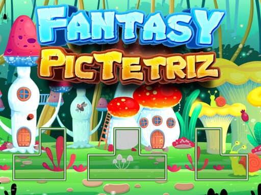 free online games - Fantasy Pic Tetriz